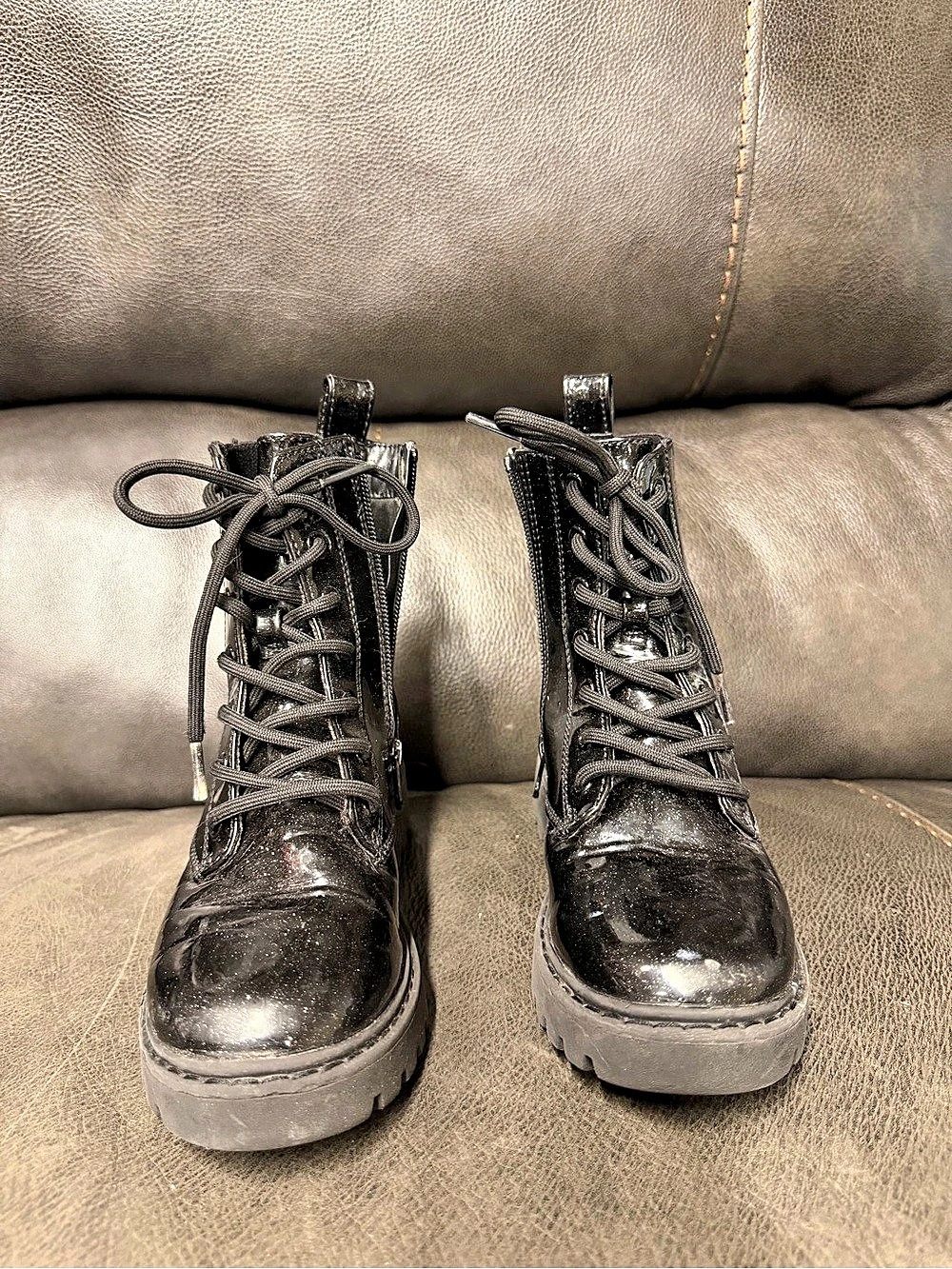 Art class girls Black Combat Boots